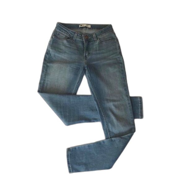 Womens Levis 11997 Legging Slim Skinny Stretch Blue Jeans W27 L30 Light EEUC! - Picture 2 of 12
